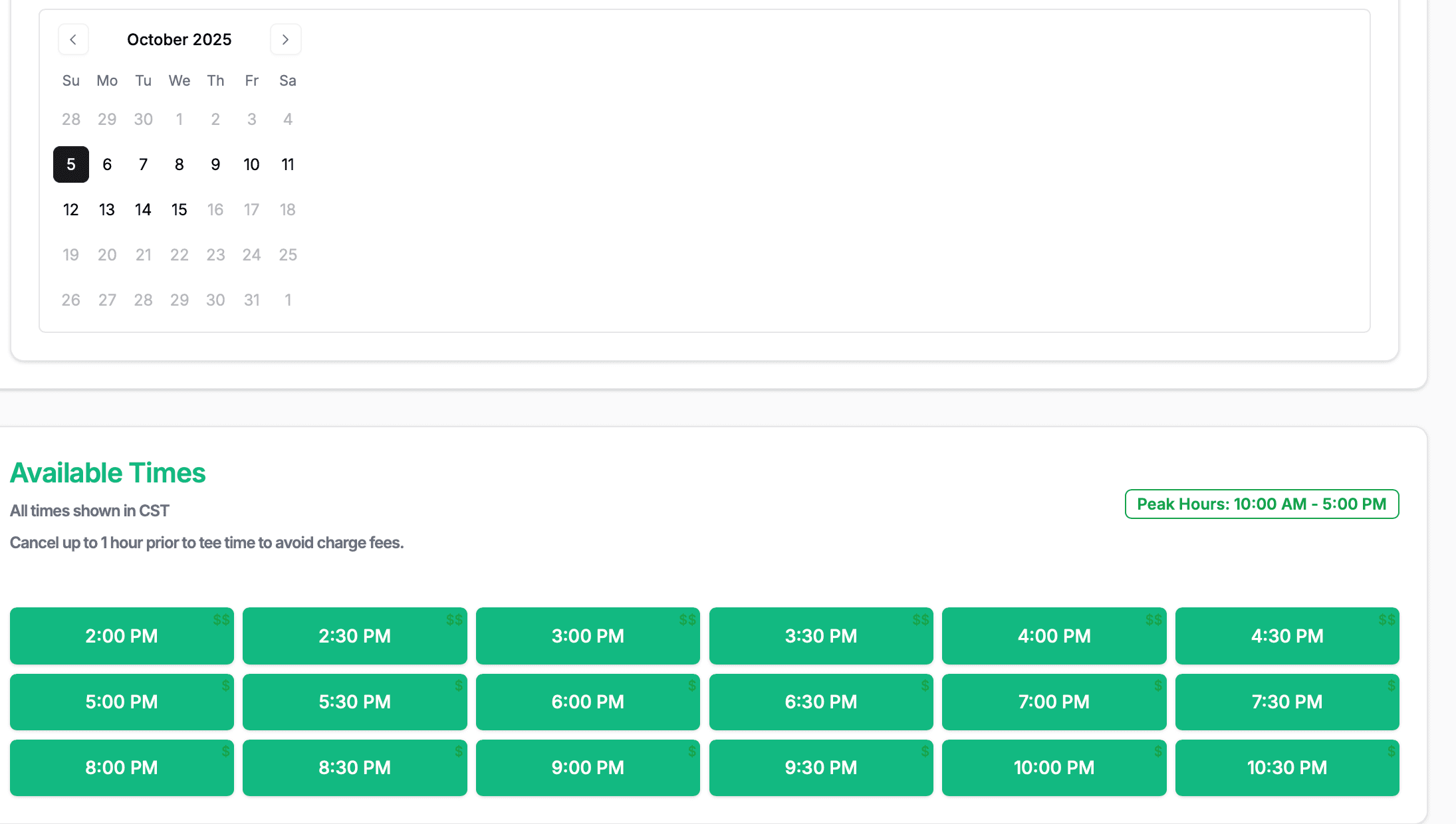 Intuitive Customer Booking